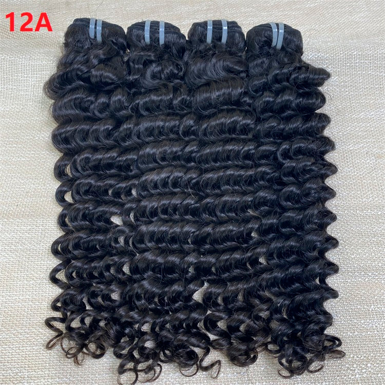 XBL HairMiss Flawless / Lovely / Pretty Soft And Full Deep Wave Hair 3 Bundles with 5x5 Lace Closure