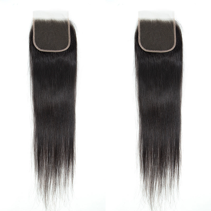 XBL Hair Miss Flawless / Lovely / Pretty 5x5 Lace Closure with Bundles Straight Hair 3 Bundles with Closure