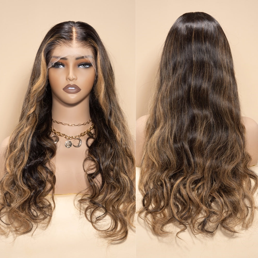 Professional Stylist Wig Renny A08 Colored Glueless Ready to Go Wig 5x5/13x4 HD Wig With Small Knots and Preplucked Hairline and Bleached Knots