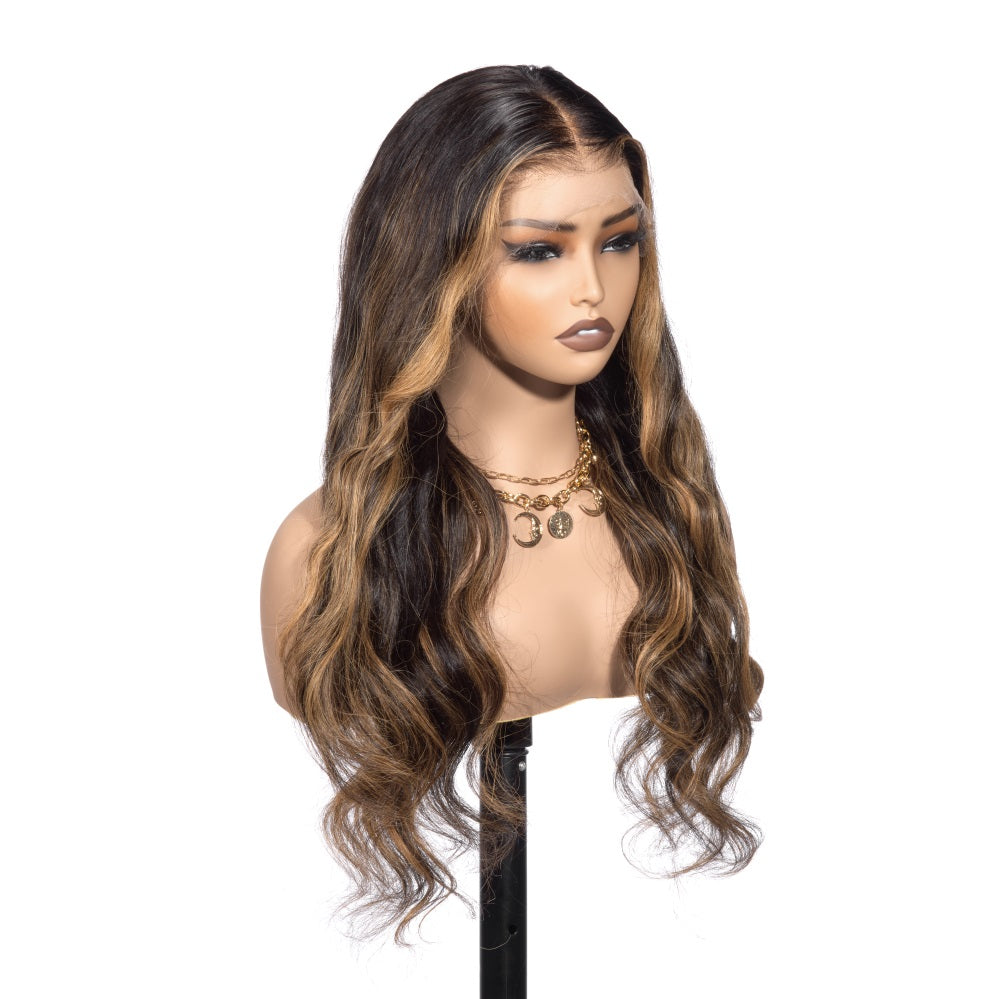 Professional Stylist Wig Renny A08 Colored Glueless Ready to Go Wig 5x5/13x4 HD Wig With Small Knots and Preplucked Hairline and Bleached Knots