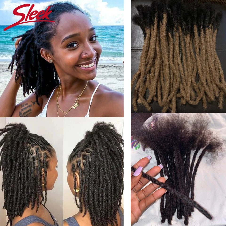 Sleek Highlight Braids Afro Kinky Bulk Hair No Attachment QVR Afro Curly Bulk Human Hair For Braiding Brazilian Remy Dreadlock