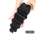 Sleek Brazilian Deep Wave Human Hair Weave Bundles Deal Nature Deep Wave Hair 1 Piece Only  27 99J Burgundy Remy Hair Extension