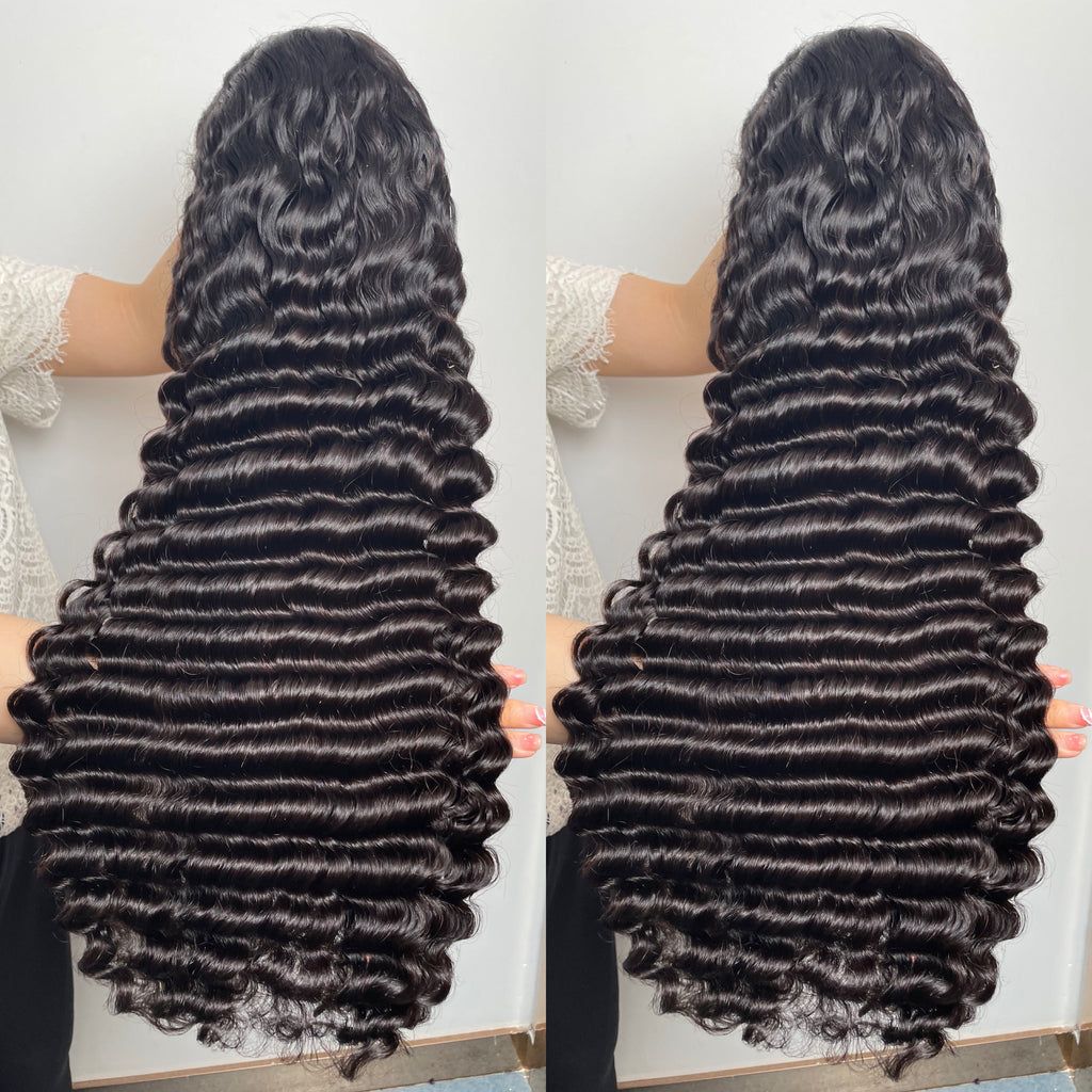 Bleached Knots 13x4 HD Full Frontal Wig Pineapple Wave with Preplucked Hairline