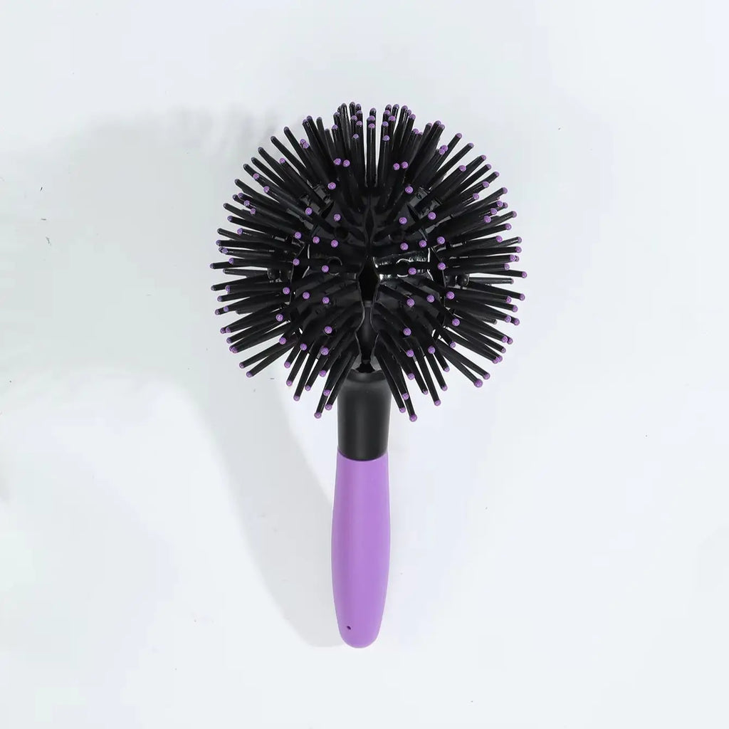 1 piece of 8-in-1 styling hair brush, spherical ball brush suitable for wet and dry hair Special for real hair wigs