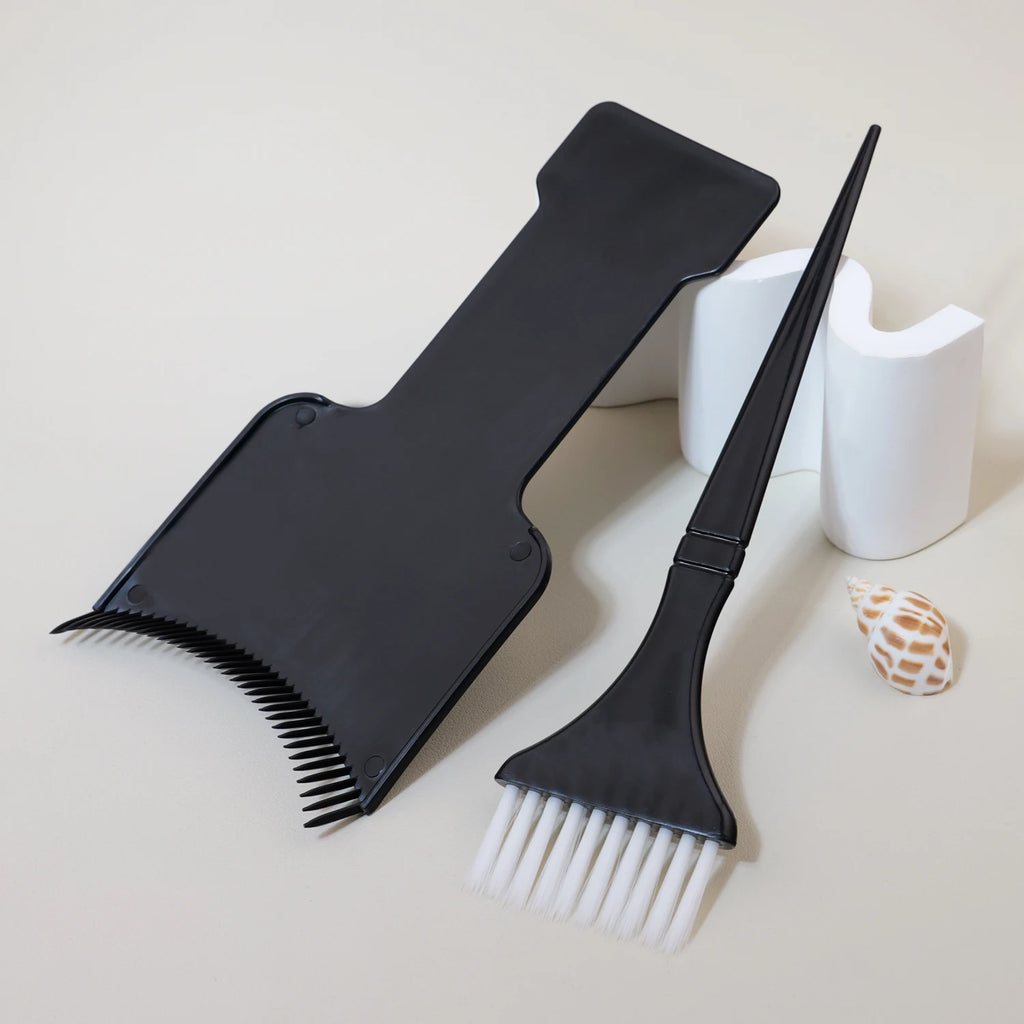 2-piece/set styling tool set,salon brightening paddle and hair dye brush set,hair styling tool set,Special for real hair wigs