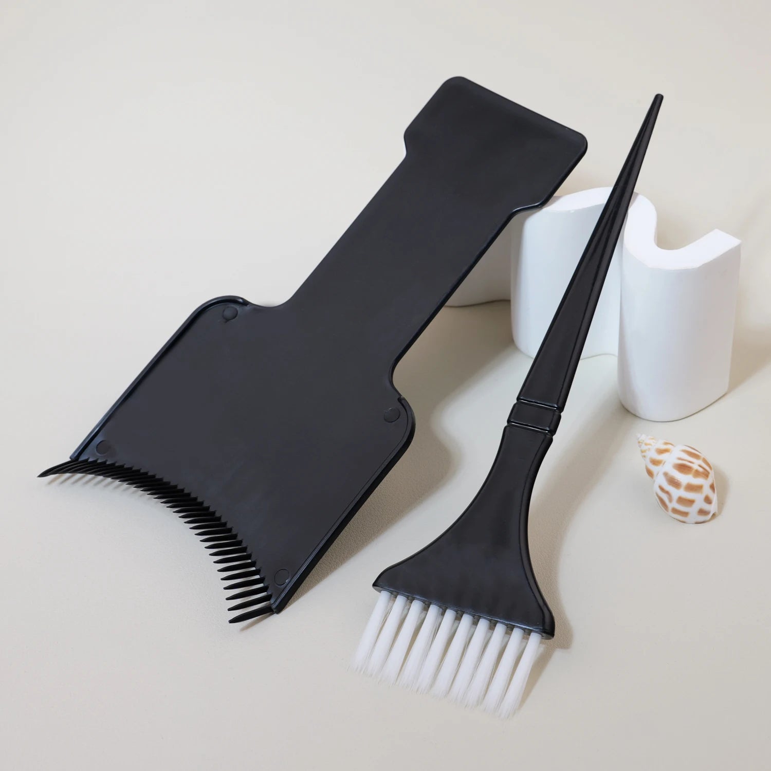 2-piece/set styling tool set,salon brightening paddle and hair dye brush set,hair styling tool set,Special for real hair wigs