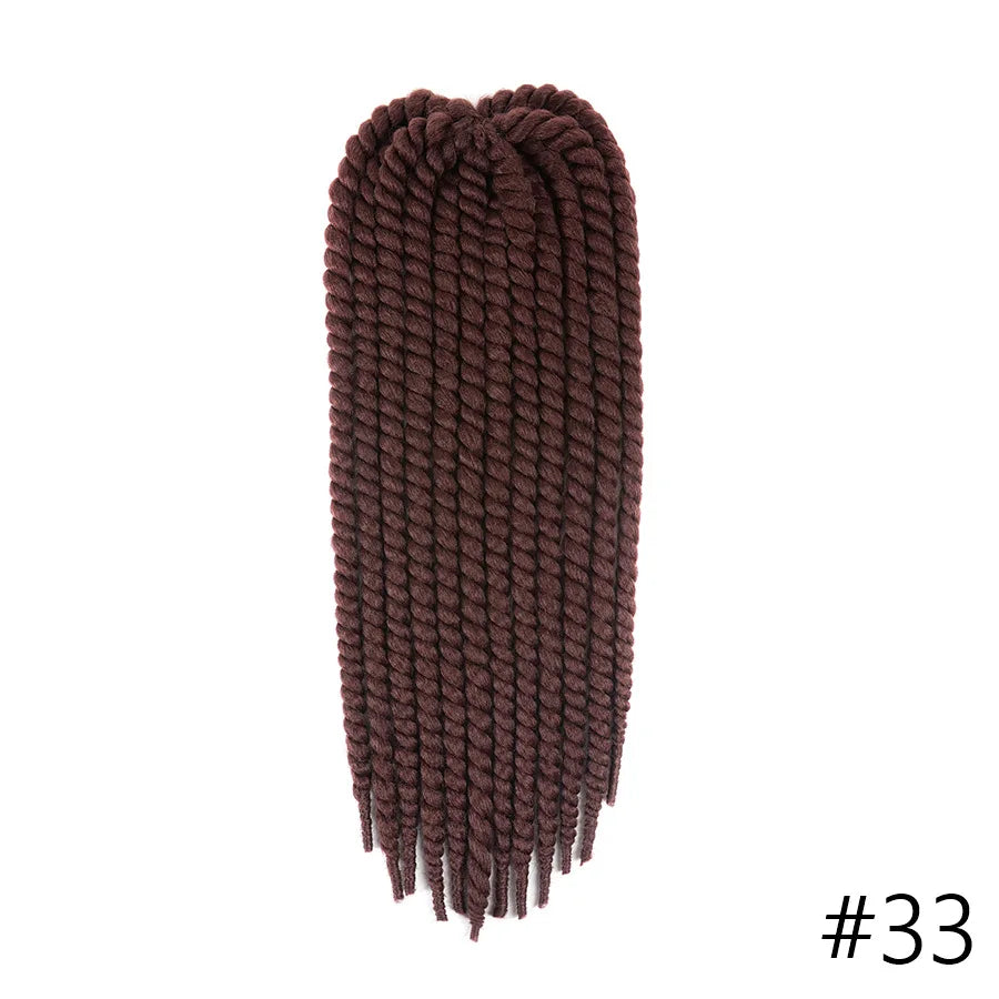 22 inch 120g Senegalese Twist Hair Jumbo Twist Braids Crochet Briads Ombre Synthetic Crochet Hair Braiding Hair For Black Women
