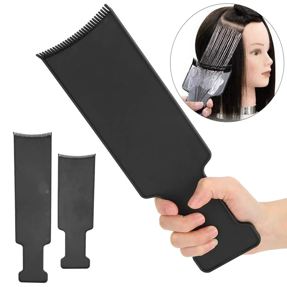 Toothed Hair Dye Plate and Brush Are Suitable for DIY Hair Salons Using Hair Dye Tools,Special for Real Hair Wigs