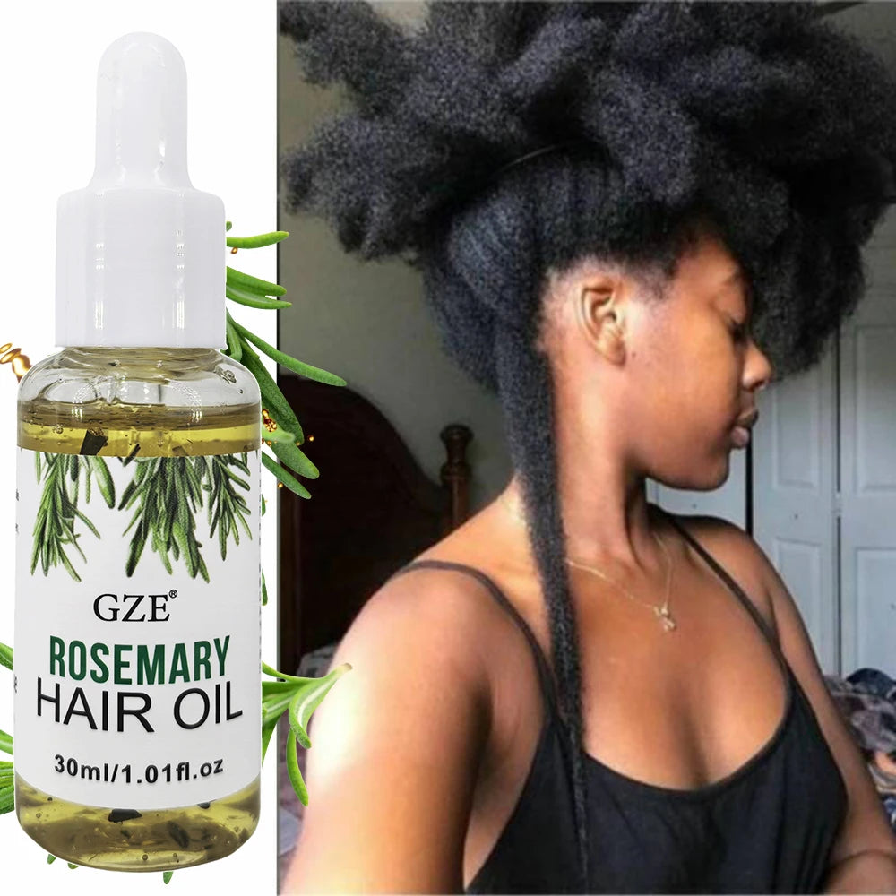 GZE Rosemary Oil For Hair Strengthens Rosemary Scalp Care | All Type & Texture | Straight, Waves & Chemically