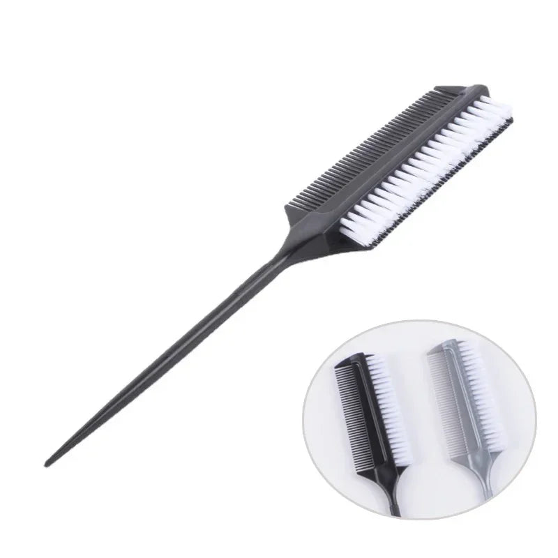 Professional Hairdressing Double sided Dyeing Comb Nylon Hair Dyeing  Hair Dyeing Brush Styling Tool，Special for real hair wigs