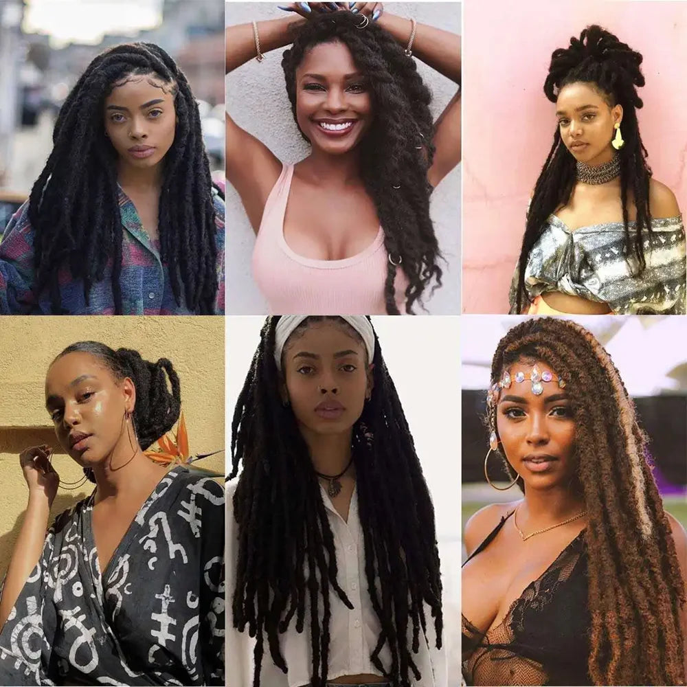 3 Packs Soft Spring Afro Twist Hair 22 Inch Marley Crochet Braiding Hair Pre-Separated Synthetic Hair Extension For Black Women