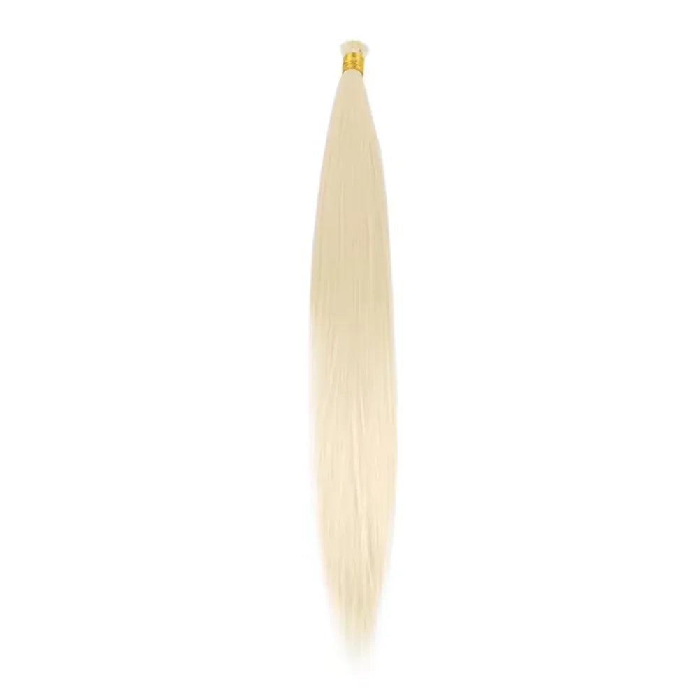 28 Inch Bone Straight Silky Crochet Braiding Hair 150g Synthetic Hair High Temperature Hair Extensions Hair Bundles for Women