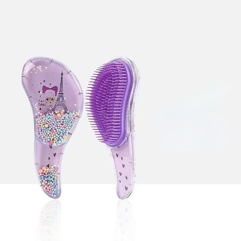 Star Magic Combs Anti-static Massage Unicorn Hair Brushes Tangle Detangle Shower Massage Hair Brush Special for Real Hair Wigs