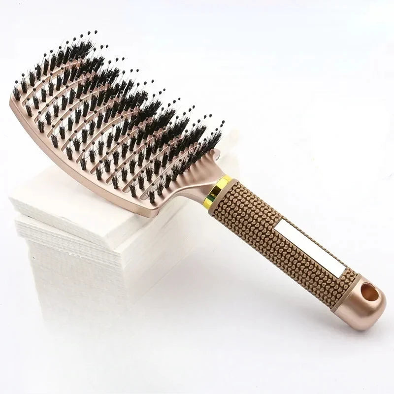 Detangle Hairbrush Women Hair Brush Massage Comb Anti Scalp Curly Combing Brushes Special for Real Hair Wigs