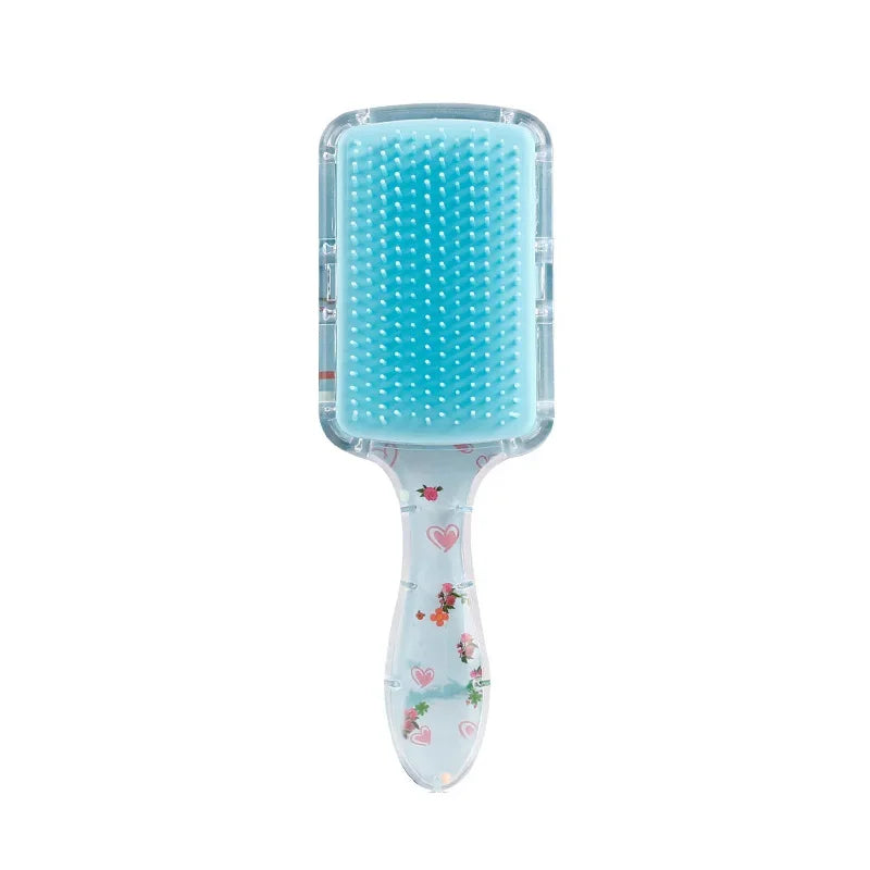 Cartoon Style Hair Brush Both Dry and Wet Massage Exfoliating Hair Brush Suitable Both Men and Women,Special for Real Hair Wigs