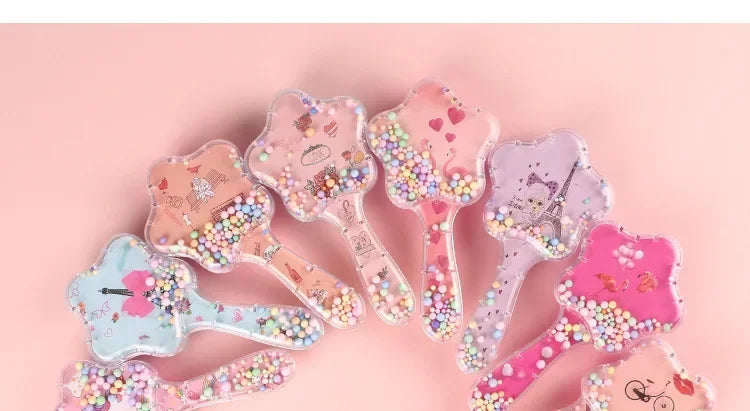 Star Magic Combs Anti-static Massage Unicorn Hair Brushes Tangle Detangle Shower Massage Hair Brush Special for Real Hair Wigs