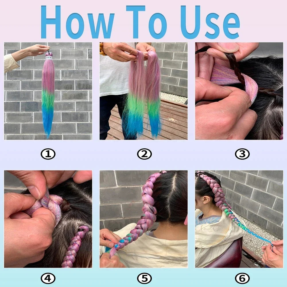 26 Inch Pre Stretched Braiding Hair Synthetic Easy Hair Yaki Straight Braids Wholesale Professional Hot Setting Set For Women
