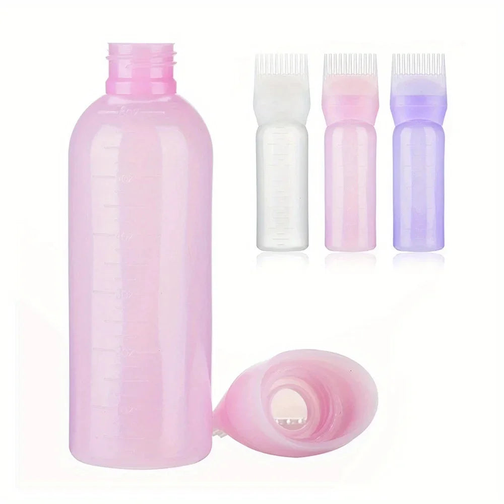 2-piece/set silicone tape root comb applicator hair  applicator shampoo brush salon hair styling tool，Special for real hair wigs
