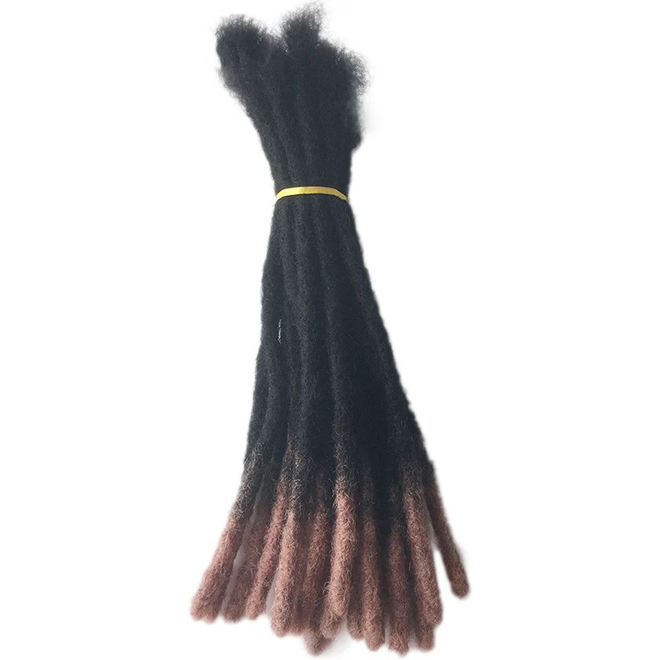 Brazilian Human Hair Dreadlocks Loc Extensions Kinky Straight Wholesale Crochet Braids  Remy Hair Extensions 10 20 40 60 Strands
