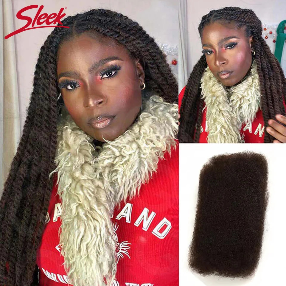 Big Sale Afro Kinky Bulk Human Hair For Braid Twists Curly Hair Extension Peruvian Hair For Dreadlock Extension Create Dreadlock