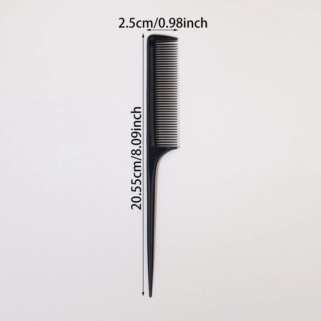 20 professional pointed tail hair combs, anti-static hair dye brushes, hair styling combs,Special for real hair wigs