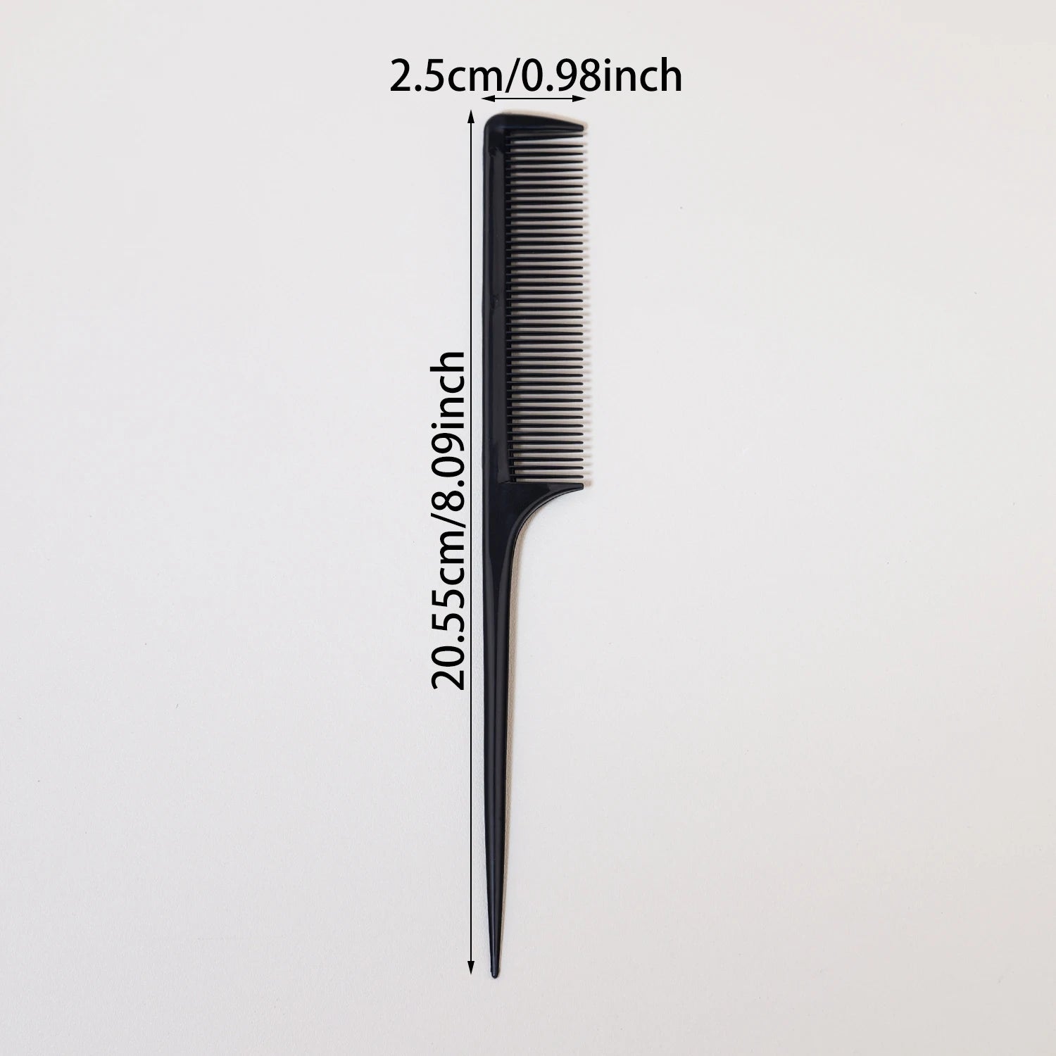 20 professional pointed tail hair combs, anti-static hair dye brushes, hair styling combs,Special for real hair wigs