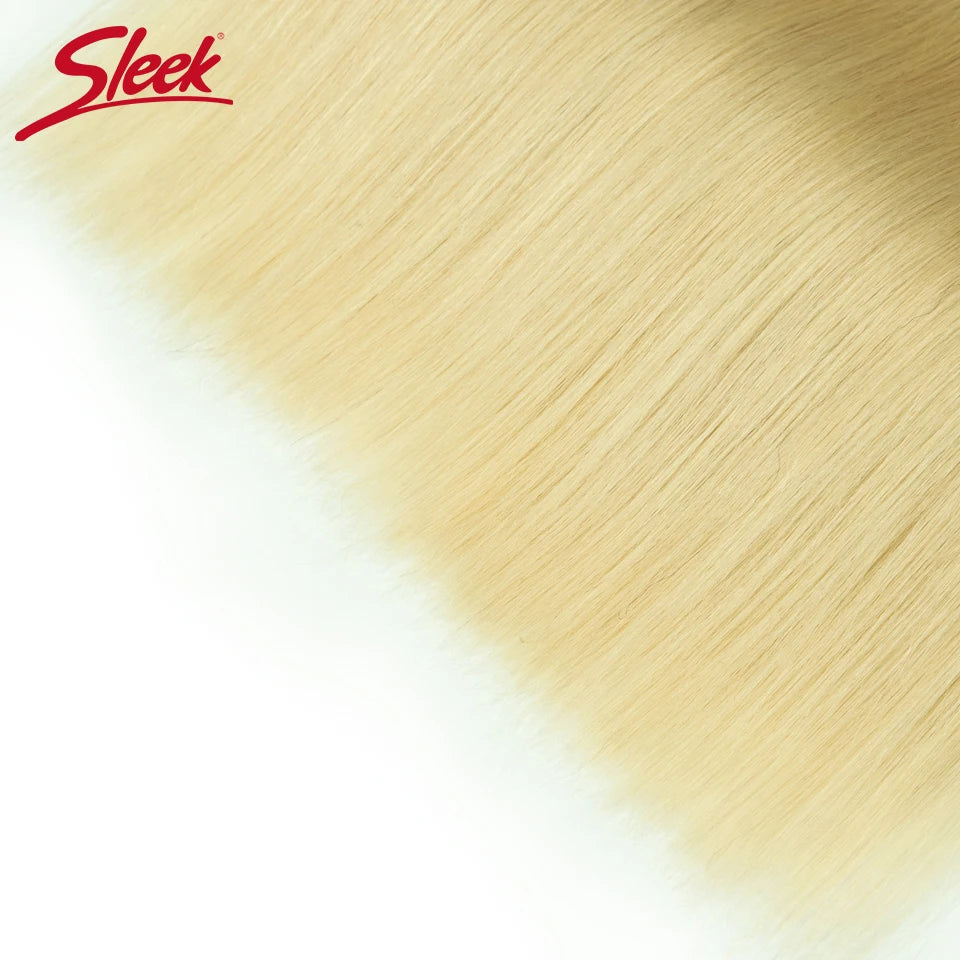 Sleek Peruvian Straight Human Hair Double Drawn Natural Human Hair Weave Bundles Highlight P4/27 P6/613 Remy Human Hair Bundle