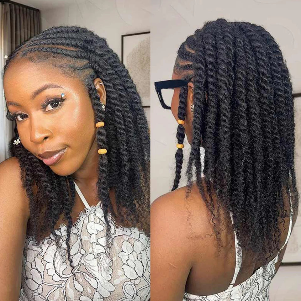 Big Sale Afro Kinky Bulk Human Hair For Braid Twists Curly Hair Extension Peruvian Hair For Dreadlock Extension Create Dreadlock