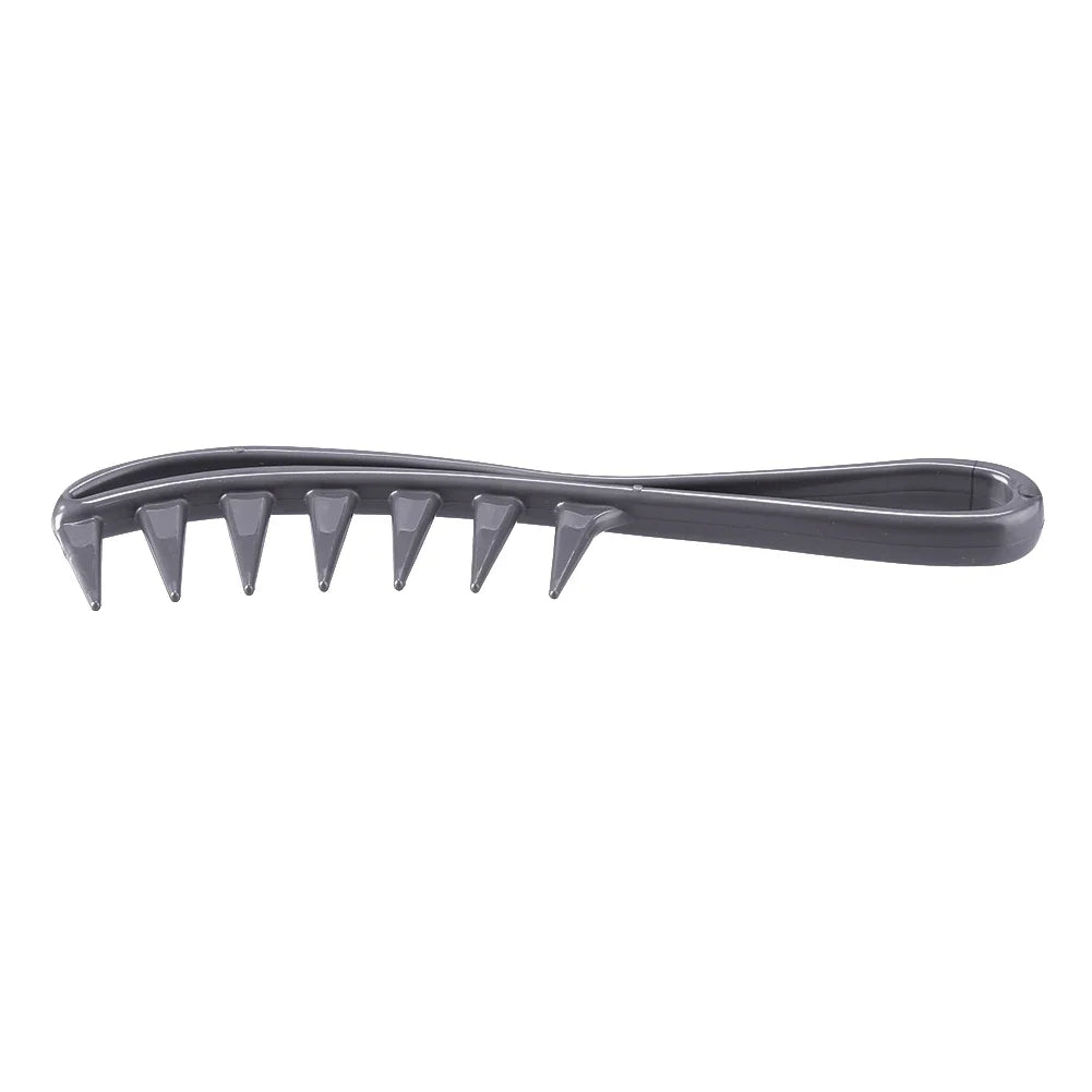1 wide toothed shark comb exfoliating curly hair salon hair comb styling tool，Special for real hair wigs