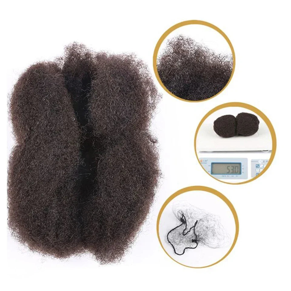 Big Sale Afro Kinky Bulk Human Hair For Braid Twists Curly Hair Extension Peruvian Hair For Dreadlock Extension Create Dreadlock