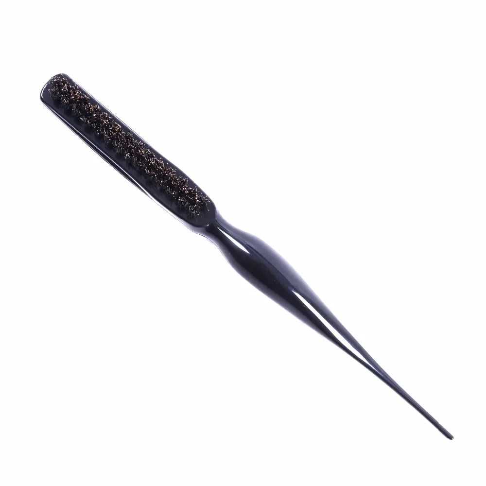 Professional Salon Black Comb Combing Brush Styling Tool Professional Plastic Hairdressing Comb，Special for real hair wigs