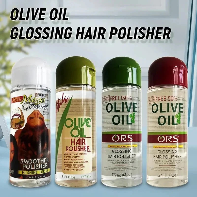 ORS 117ml Hair Polisher Olive Oil Moisturizing Essential Serum Anti-Frizz&Binding Serum Oil For All Hair Textures Strengthen