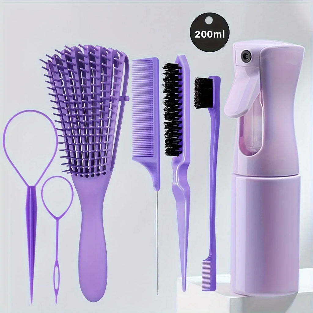 5-piece Curly/normal Hair Styling Tool, Suitable for Both Men and Women,  Special for Real Hair Wigs