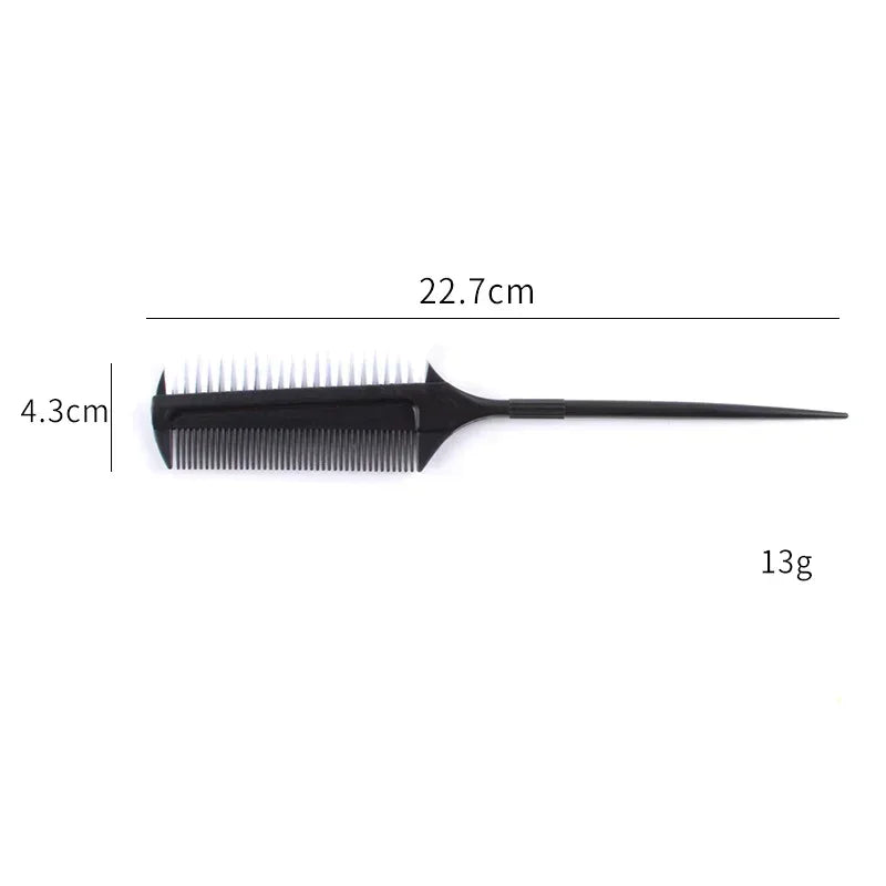 Professional Hairdressing Double sided Dyeing Comb Nylon Hair Dyeing  Hair Dyeing Brush Styling Tool，Special for real hair wigs