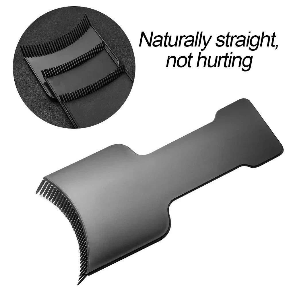 Toothed Hair Dye Plate and Brush Are Suitable for DIY Hair Salons Using Hair Dye Tools,Special for Real Hair Wigs