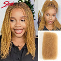 Brazilian QVR Afro Kinky Bulk Human Hair For Braiding Dreadlock Hair 50g/pc Virgin Natural Brown Remy Human Hair Extension