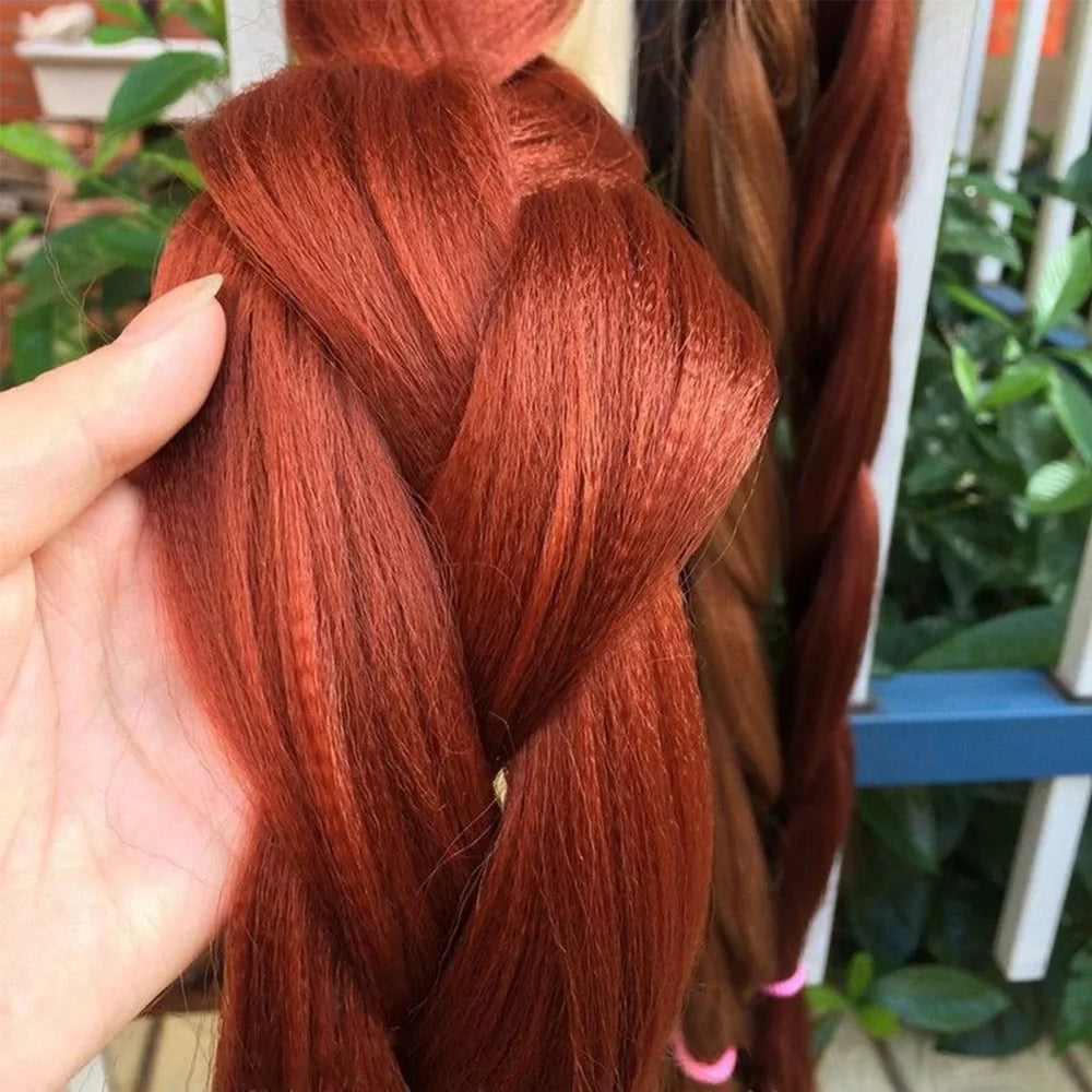 82 Inch Long Jumbo Braiding Hair Synthetic Braids Crochet Hair Extensions 165g Pre Stretched Braid Wholesale For Black Women