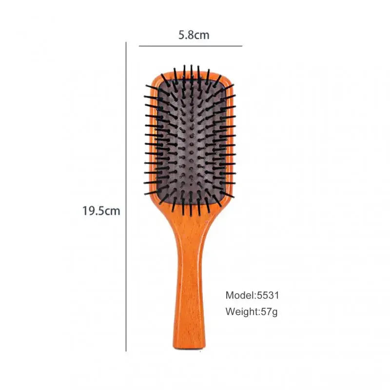 Efficient Hair Removal Comfortabl and Gentle Massage Innovative Professional Massage Comb Anti-static，Special for Real Hair Wigs