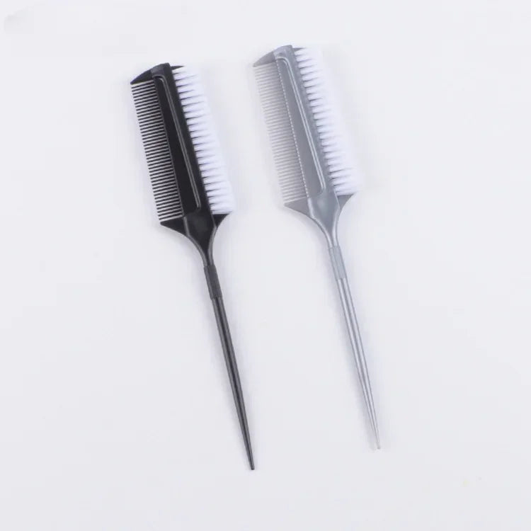 Professional Hairdressing Double sided Dyeing Comb Nylon Hair Dyeing  Hair Dyeing Brush Styling Tool，Special for real hair wigs