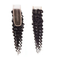 2x6 Deep Wave Closure Lace Closure Human Hair Natural Color Closure Unprocessed Brazilian Virgin Remy Hair Middle Part For Woman