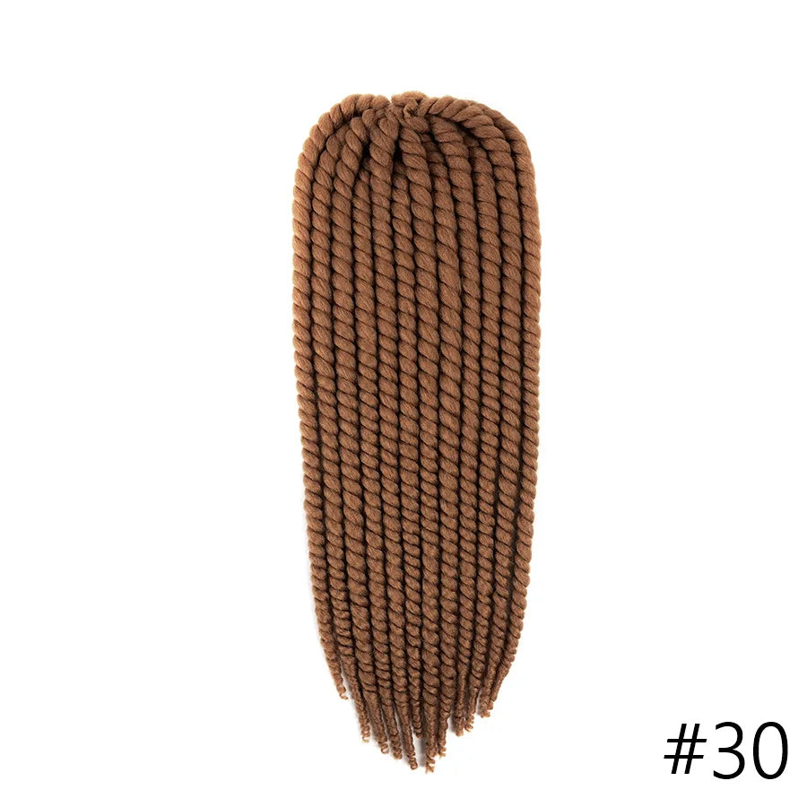 22 inch 120g Senegalese Twist Hair Jumbo Twist Braids Crochet Briads Ombre Synthetic Crochet Hair Braiding Hair For Black Women