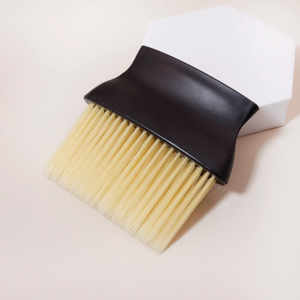 1PC Soft Hair Brush Neck Duster Barber Cleaning Brush Broken Hair Brush Hairdressing Brush，Special for real hair wigs