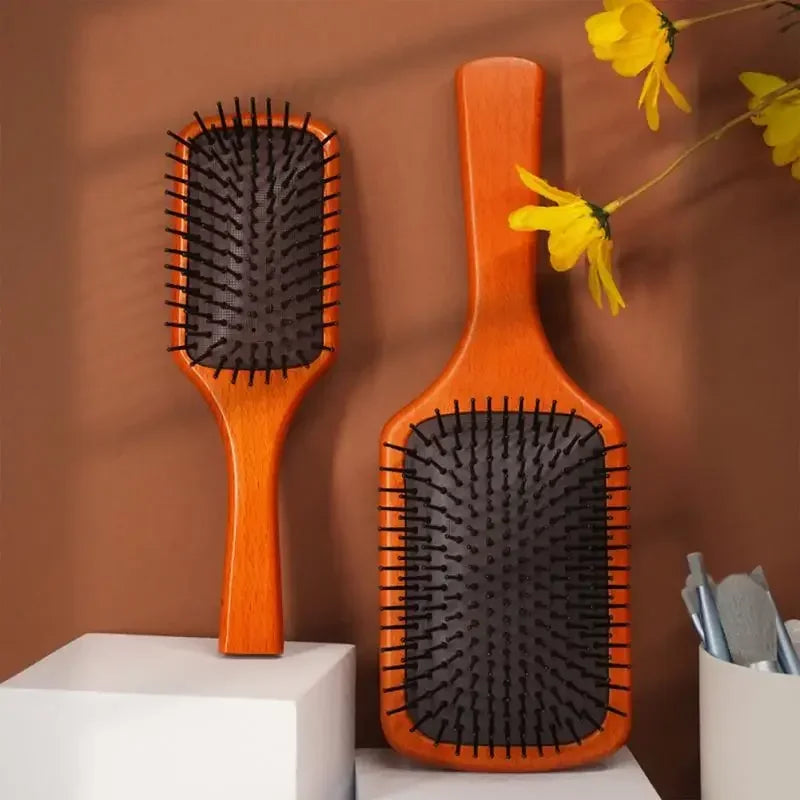 Efficient Hair Removal Comfortabl and Gentle Massage Innovative Professional Massage Comb Anti-static，Special for Real Hair Wigs