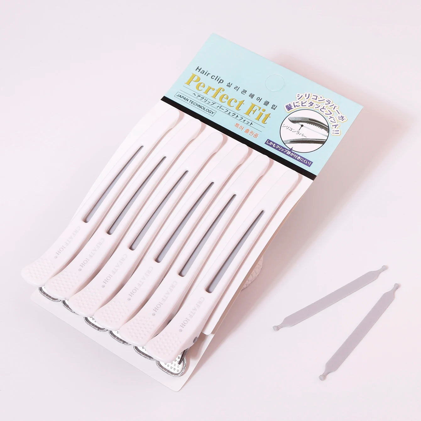 6Pcs Hairdressing Seamless Clip Long Hairpin，No Crease Hairdressing Hairpins，Non-slip Hairpin，Special for real hair wigs