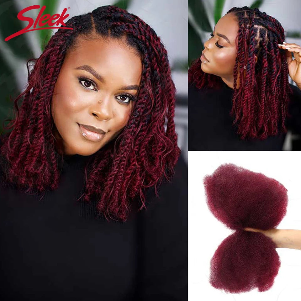 Big Sale Afro Kinky Bulk Human Hair For Braid Twists Curly Hair Extension Peruvian Hair For Dreadlock Extension Create Dreadlock