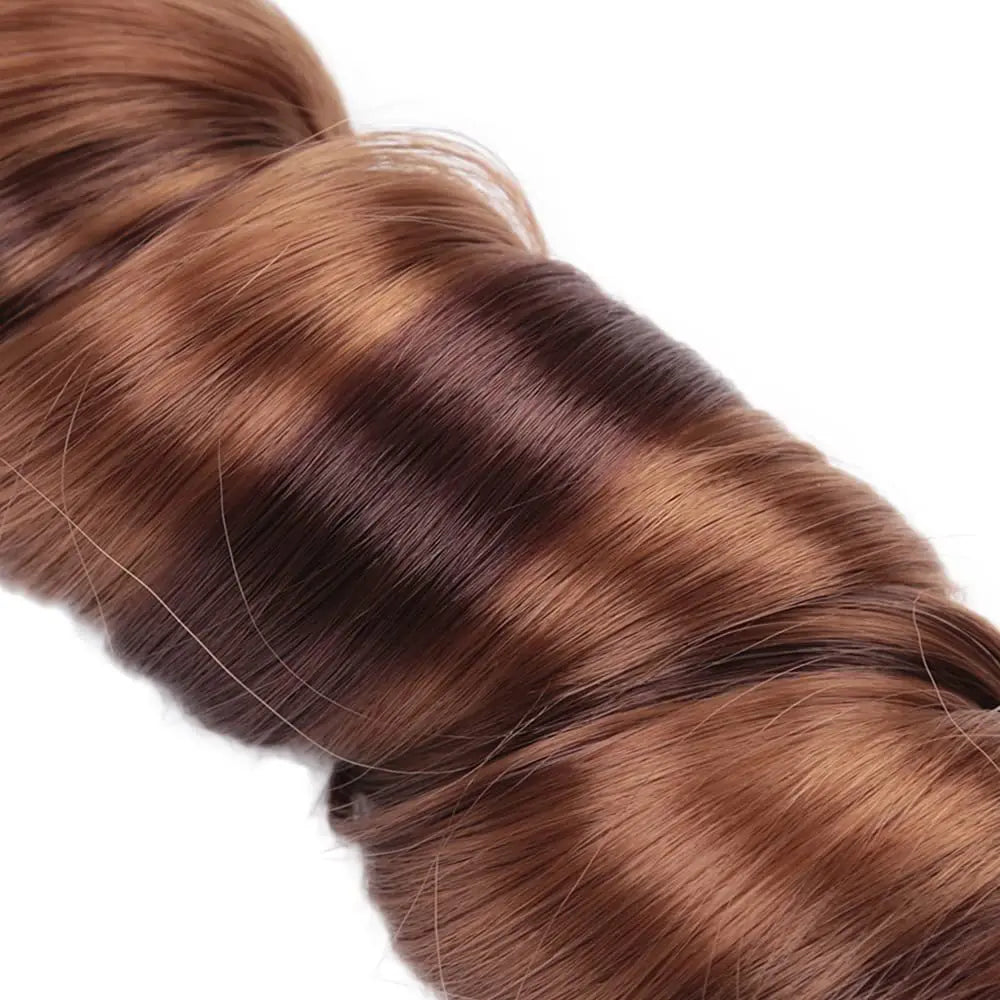 22 Inch Loose Wave Spiral Curl Synthetic Braids High Temperature Ombre Pre Stretched Hair Extensions French Curls For Women