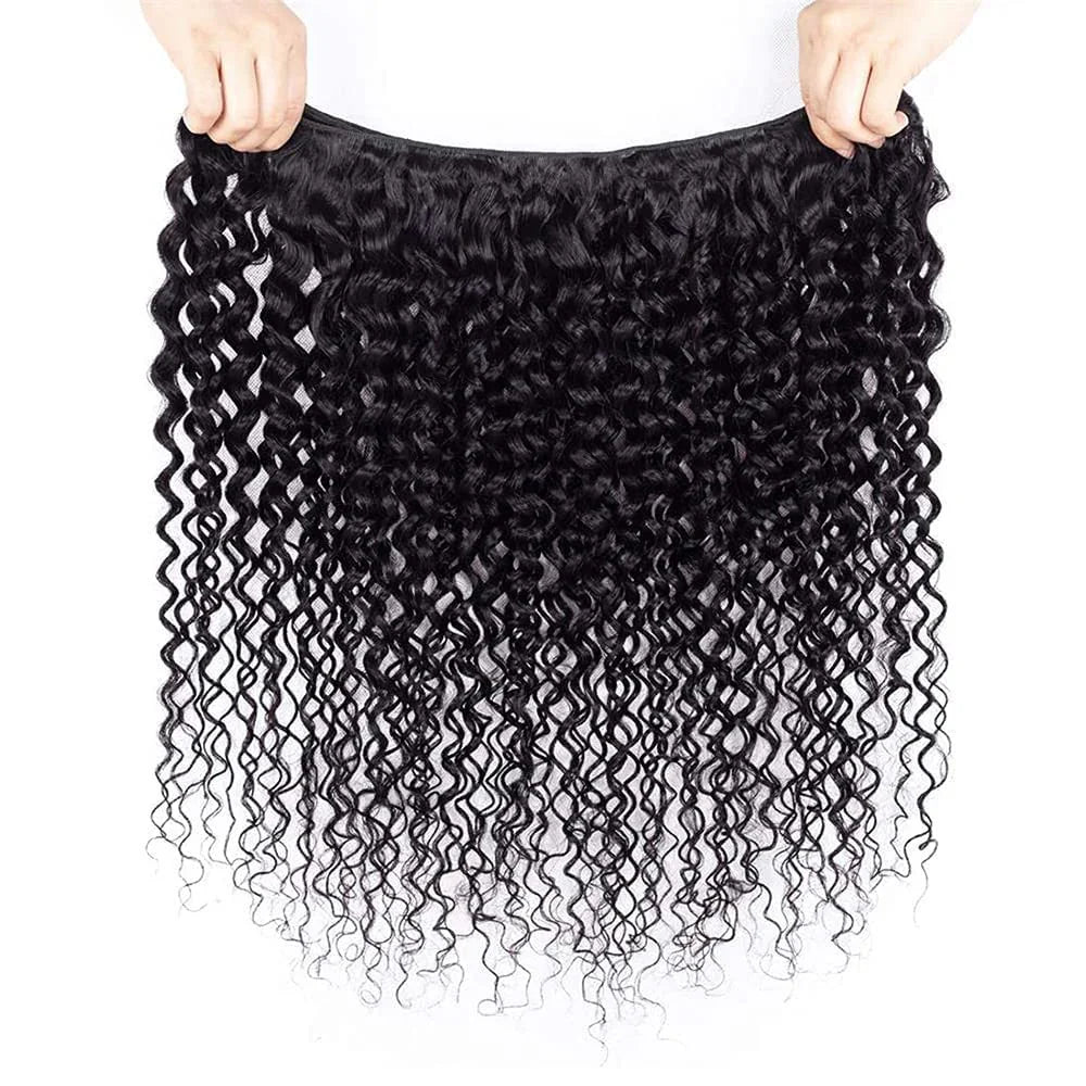 Wholesale 100% Unprocessed Virgin Human Hair Bundles Kinky Curly Brazilian  Natural Black Virgin Hair Extensions 1PC/Lot 50g