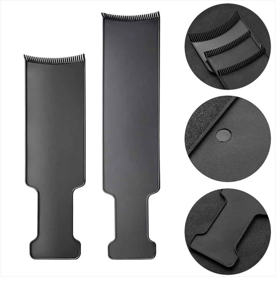 Toothed Hair Dye Plate and Brush Are Suitable for DIY Hair Salons Using Hair Dye Tools,Special for Real Hair Wigs