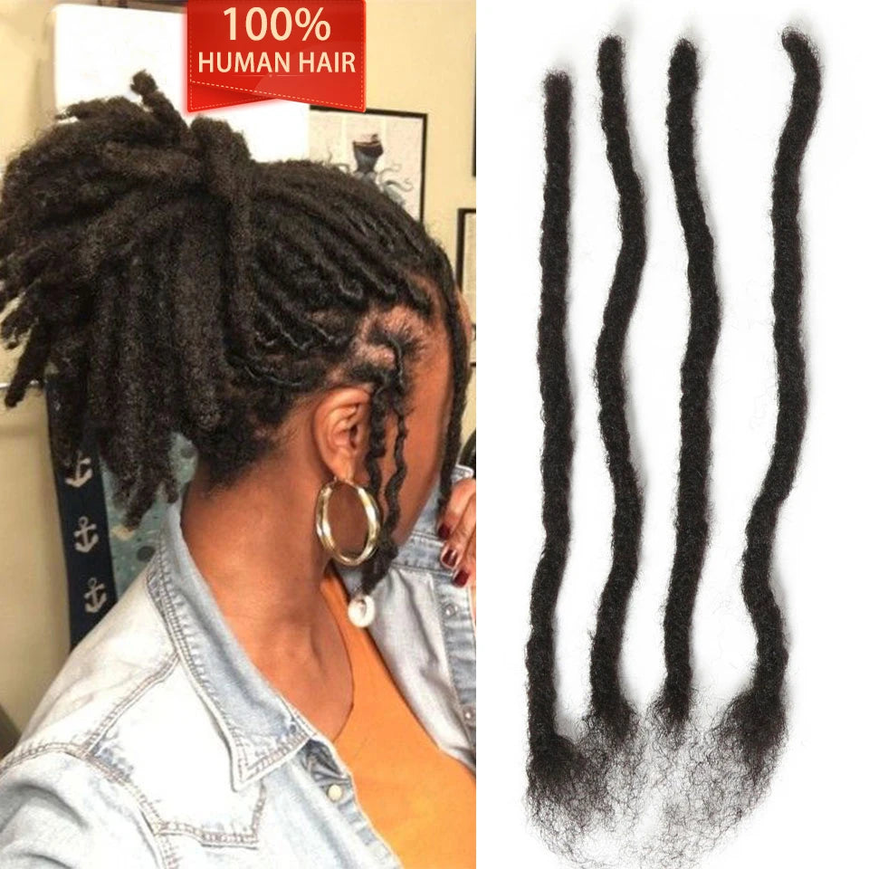 Sleek Tight Afro Kinky Bulk Human Hair 100% Human Hair For Dreadlocks Twist Braids Human Hair Extensions 20/40/60 strand/lot