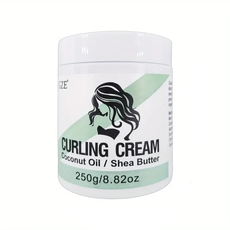 GZE Coconut Curl Defining Cream Defined Bouncy Curls and Frizz-Free Curls Waves- Curl Definition and Hydrates Hair Frizz